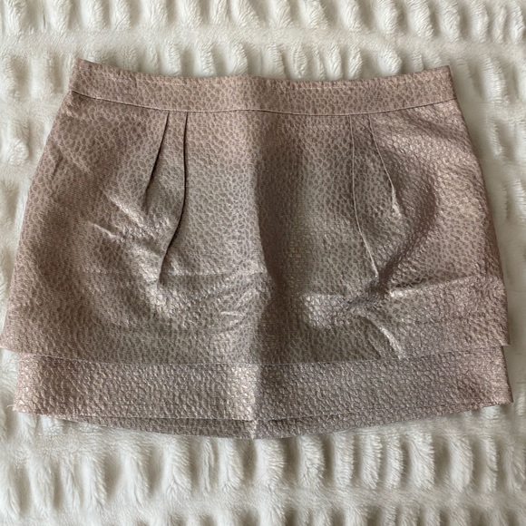 Express metallic mini skirt size 10 - Picture 3 of 12